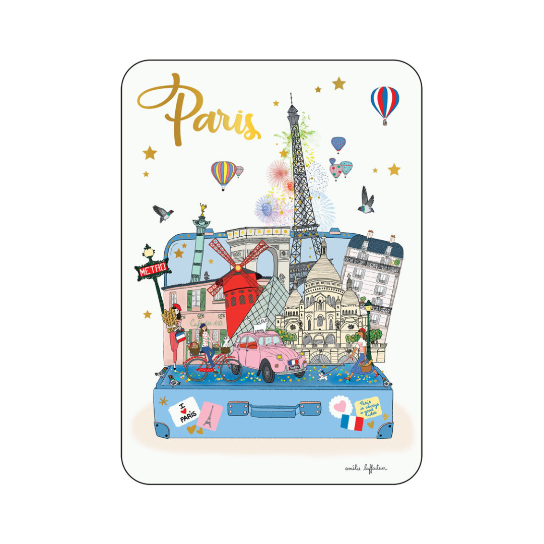 Carte postale Paris – Collection illustrée