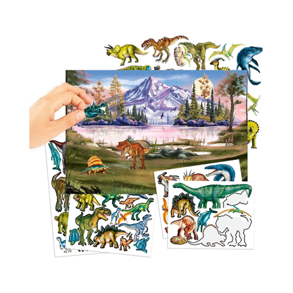 Livre d’Autocollants – Dino World