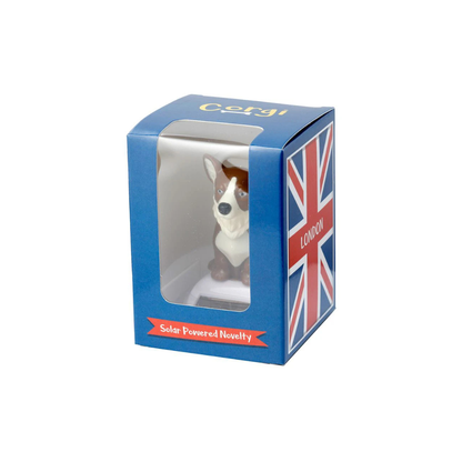 Figurine Solaire Corgi de la Reine