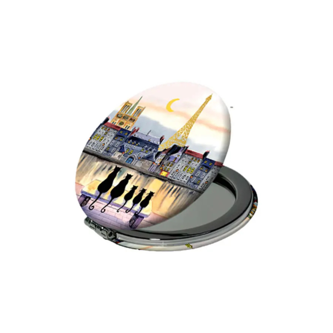 Miroir de Poche Paris – Motifs Variés