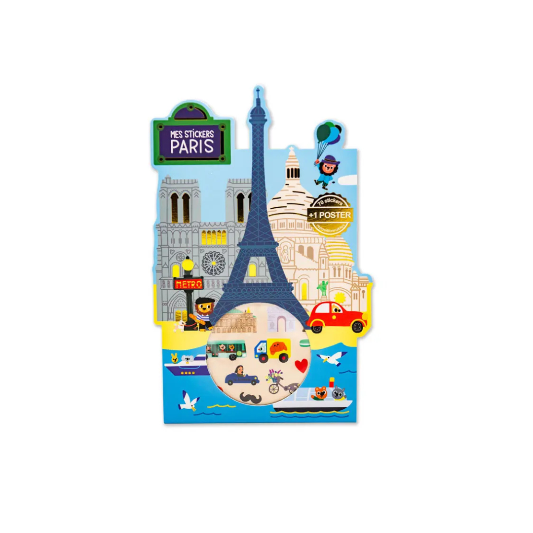 Jeu de Stickers + Poster –  Collection Illustrée