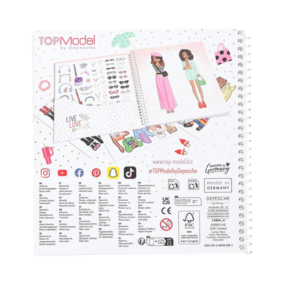 TOPModel – Dress Me Up Stickers Book
