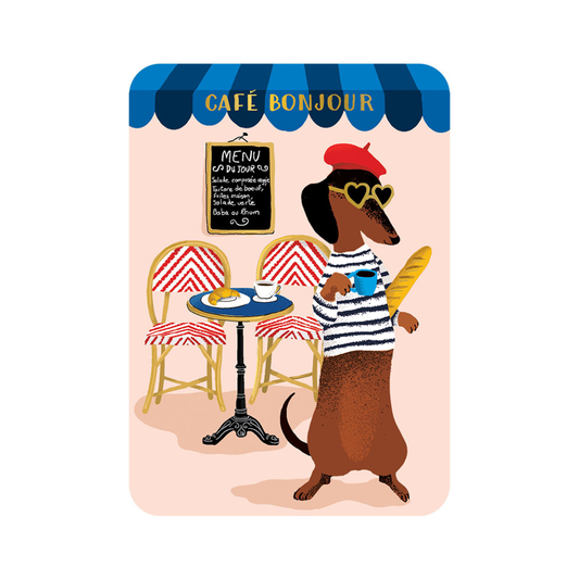 Carte postale illustrée – Messages & occasions