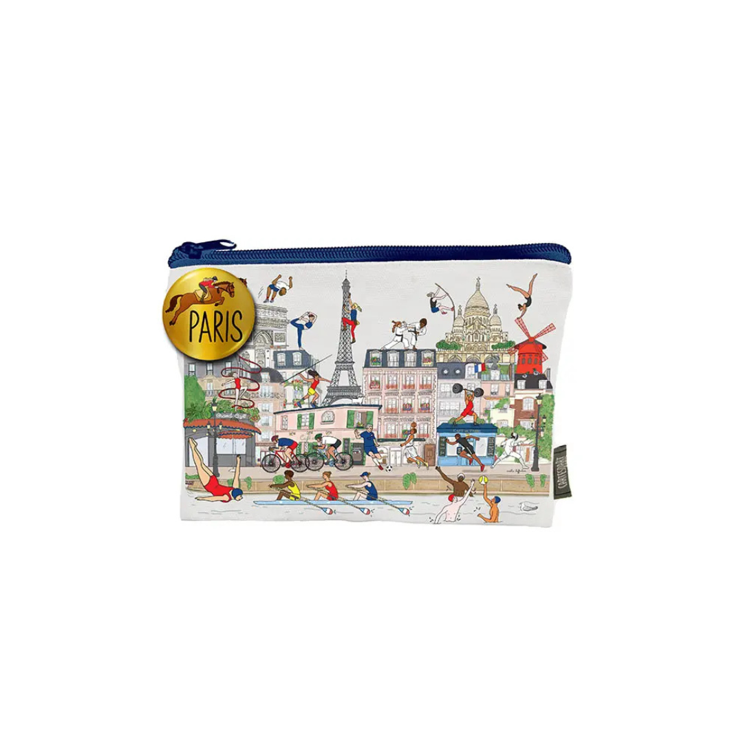 Pochette Coton Paris + Badge