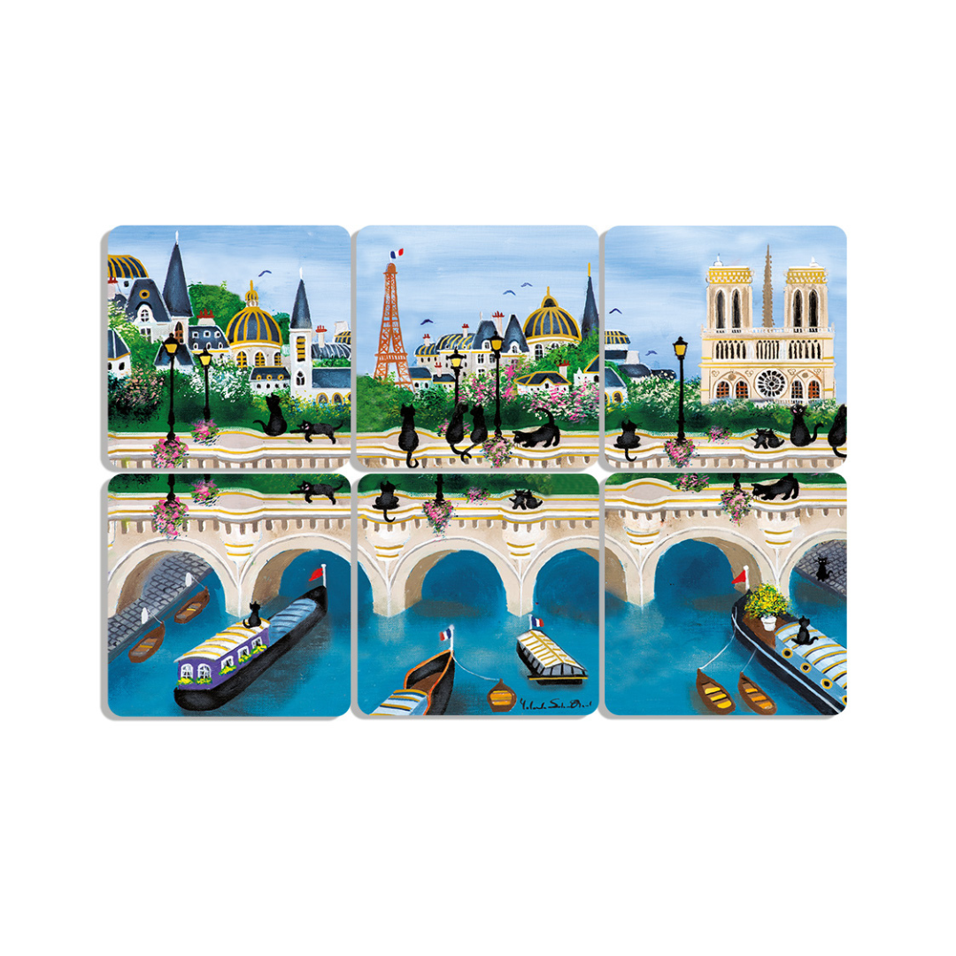 Sous-verres en liège – Collection Illustrée