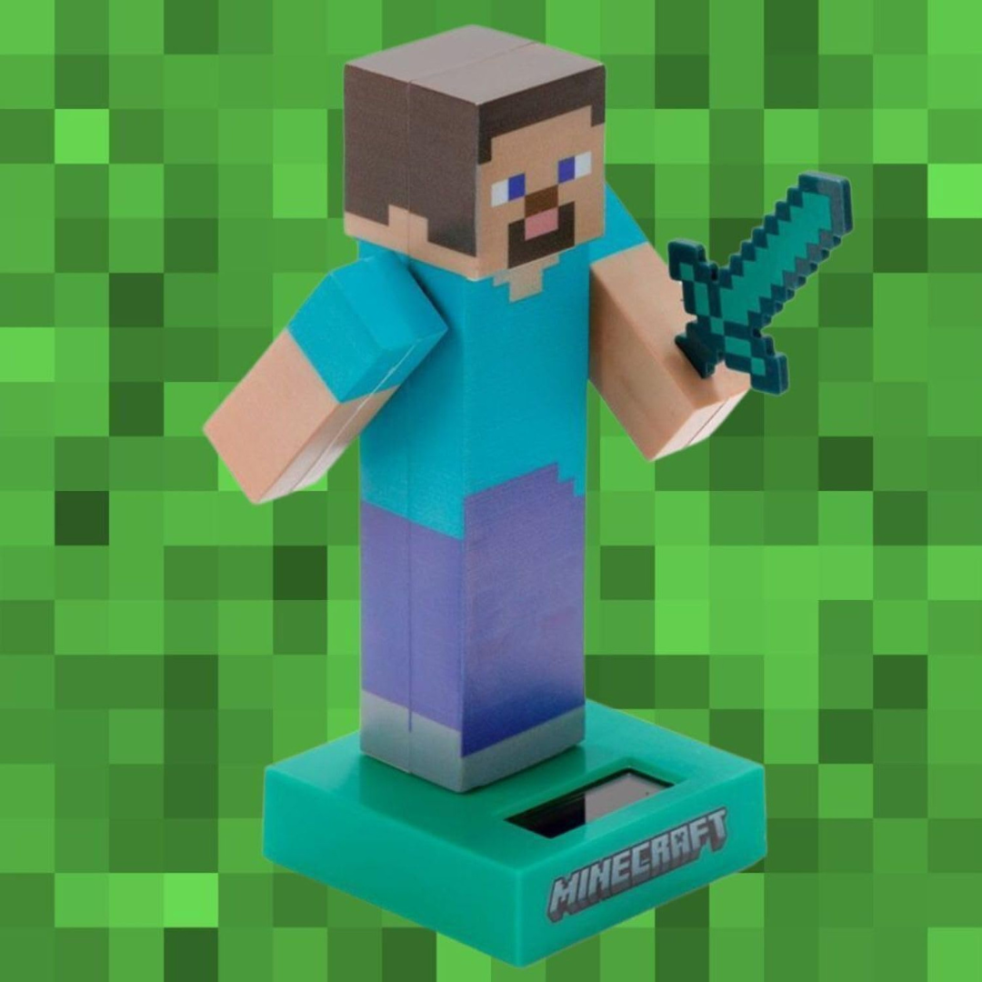Figurine Solaire Minecraft – Steve