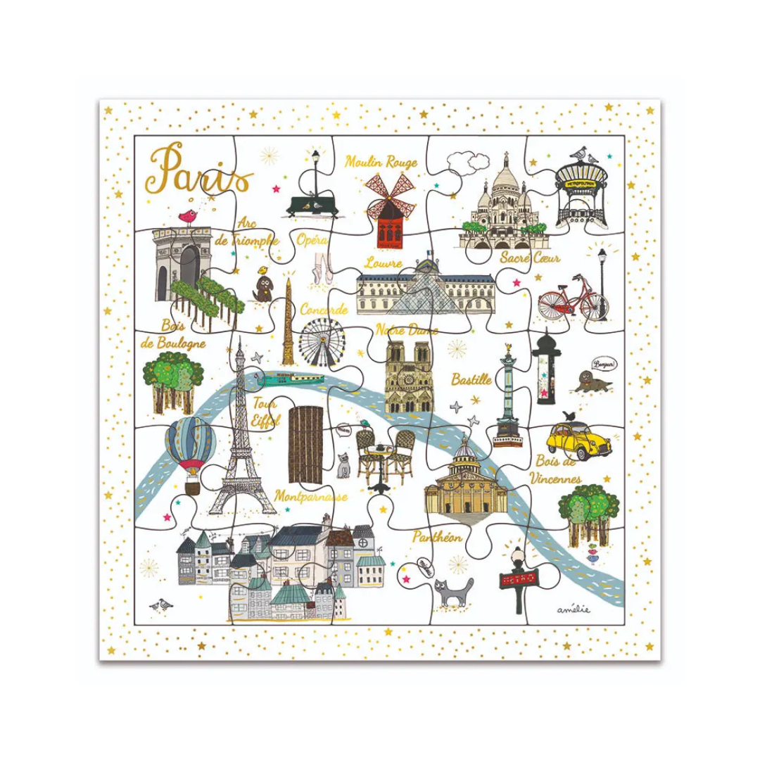 Carte Puzzle – Collection Paris