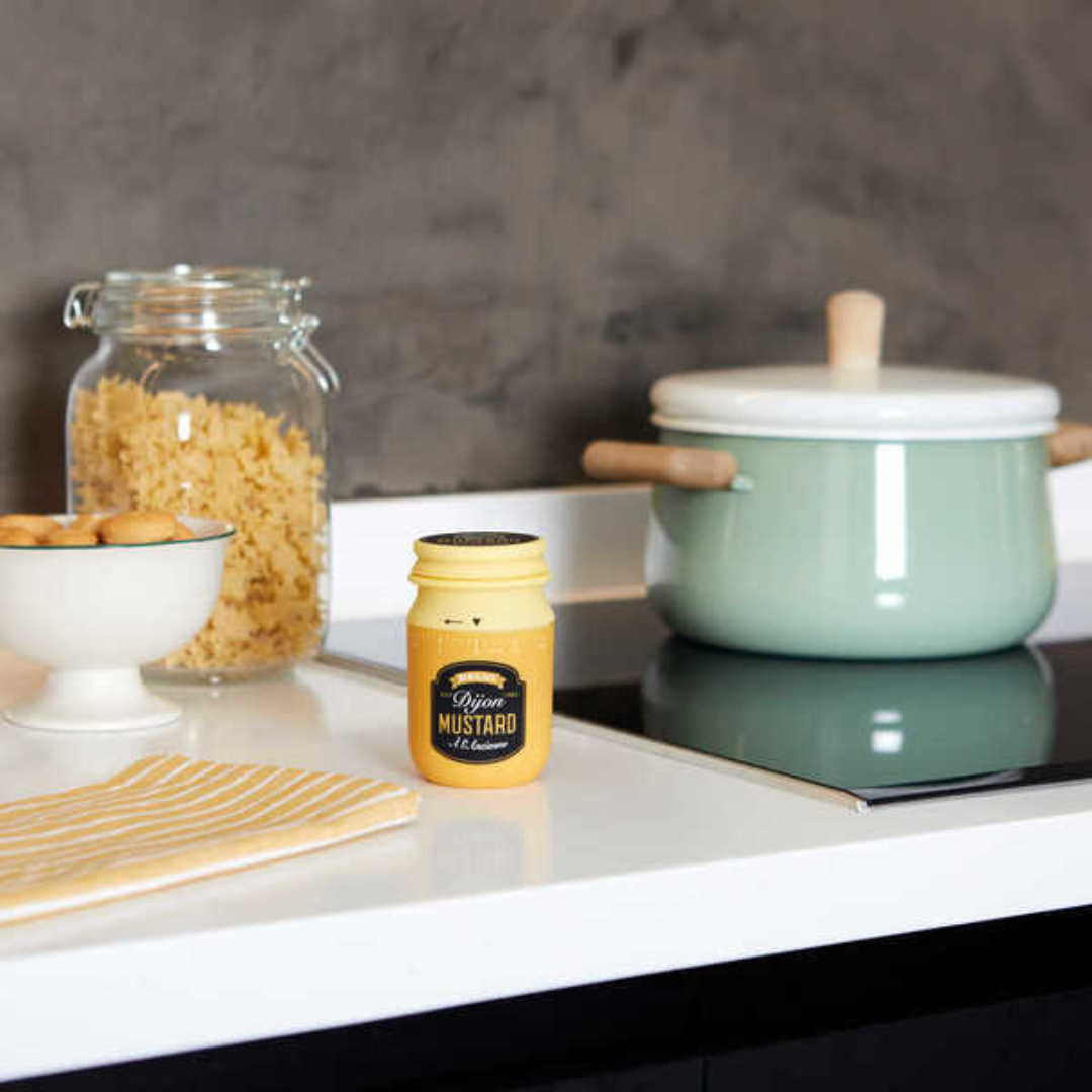 Minuteur de Cuisine Moutarde Vintage – Jaune