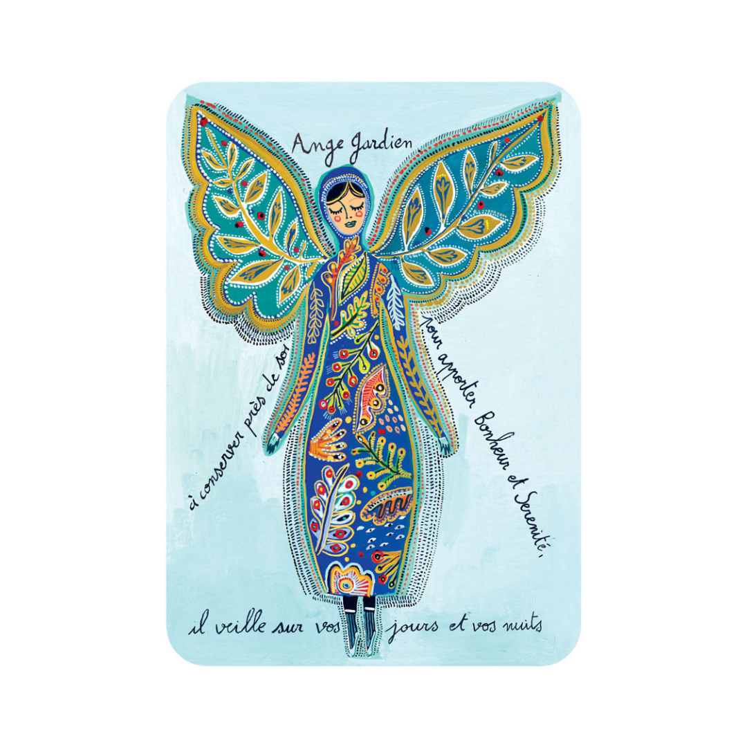 Carte postale illustrée – Messages & occasions