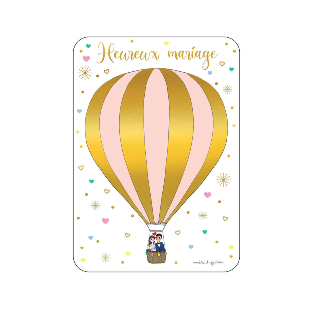 Carte postale illustrée – Messages & occasions