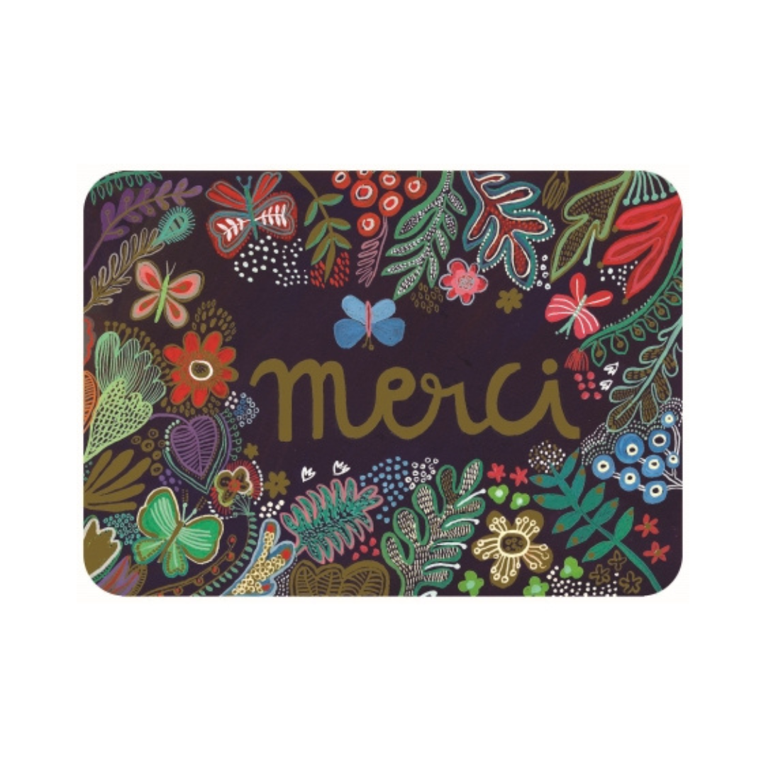 Carte postale illustrée – Messages & occasions