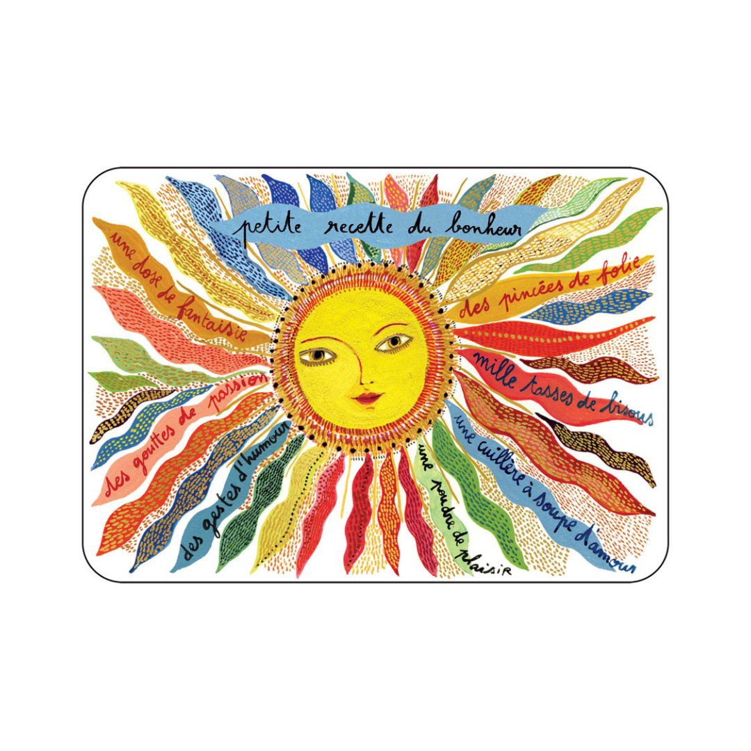 Carte postale illustrée – Messages & occasions