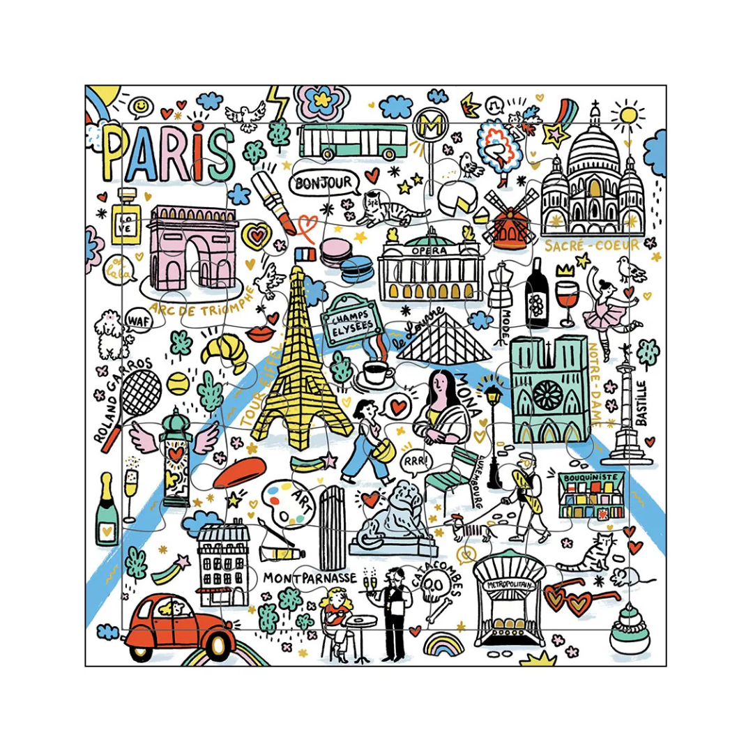 Carte Puzzle – Collection Paris