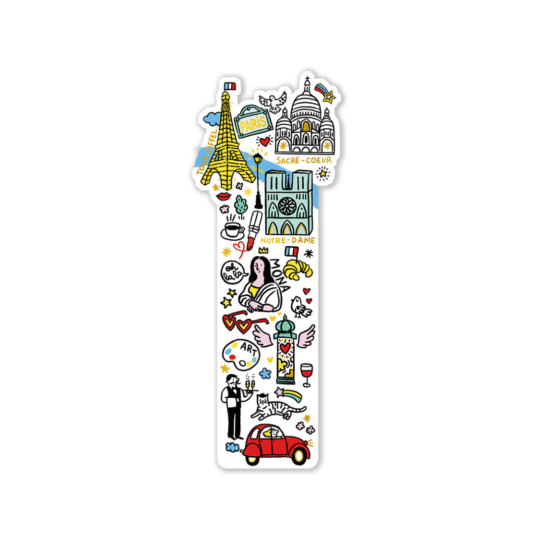 Marque-pages découpé – Collection Illustrée