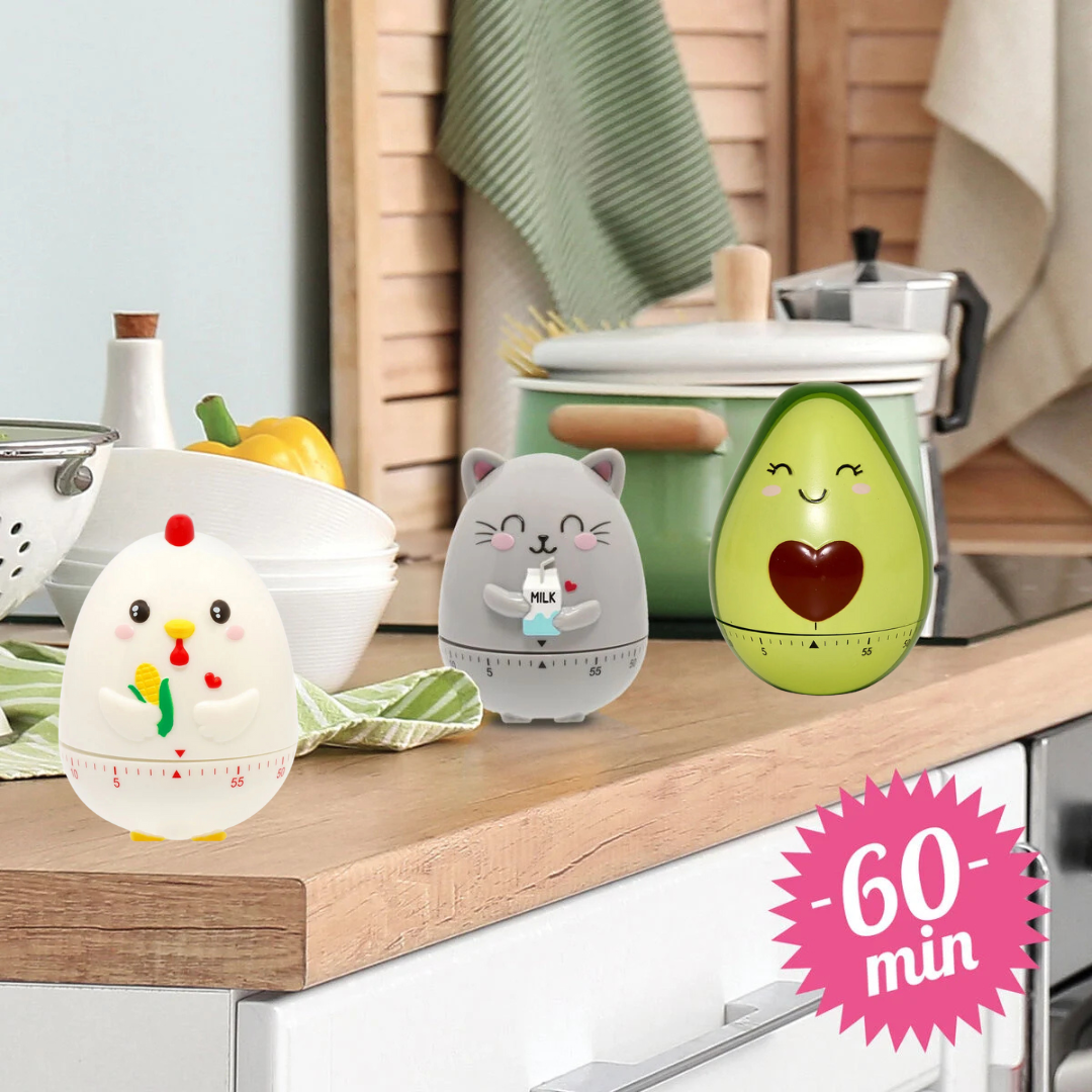 Minuteur de Cuisine – Kitty, Poule ou Avocat