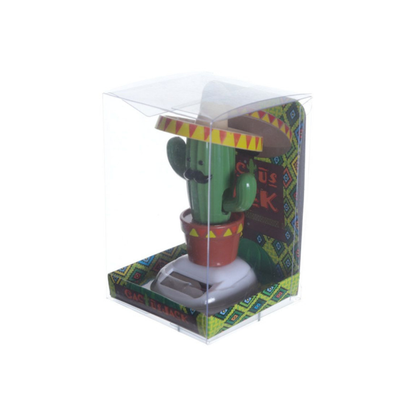 Figurine Solaire – Cactus au Sombrero