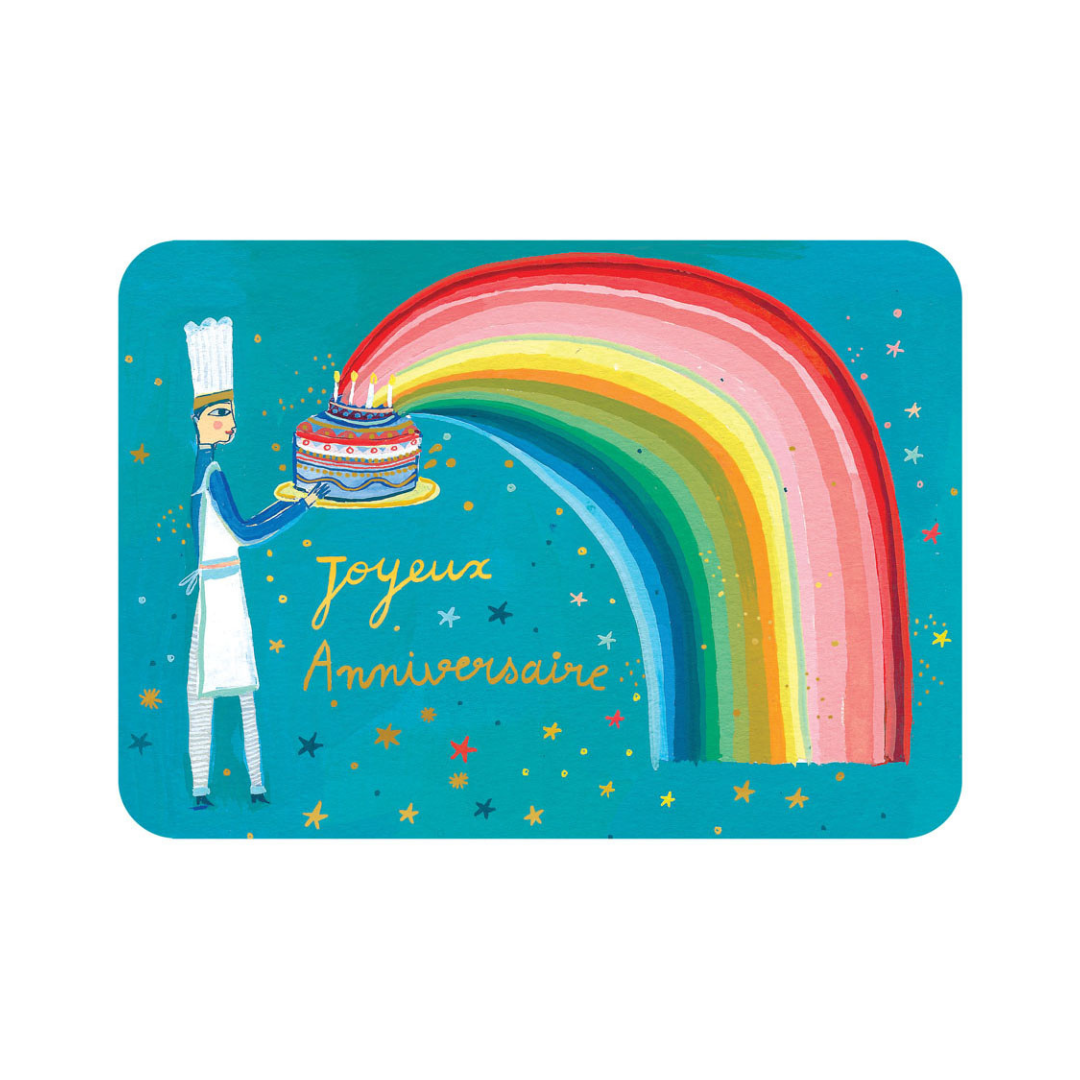 Carte postale illustrée – Messages & occasions