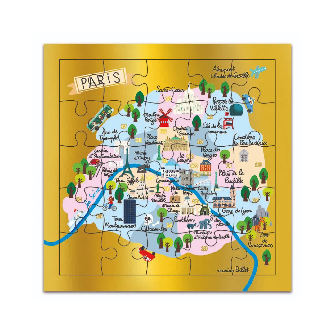 Carte Puzzle – Collection Paris