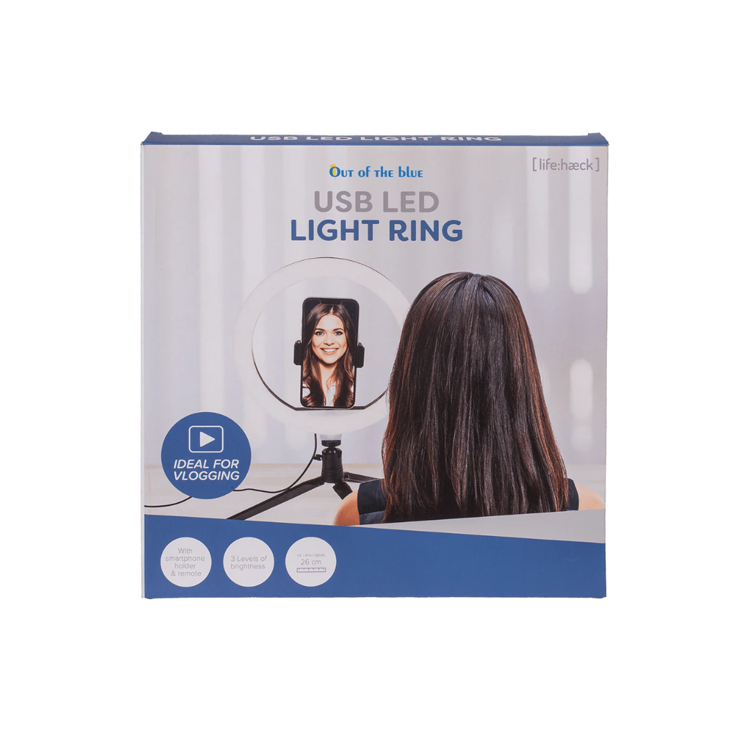 Anneau LED USB – 3 Intensités