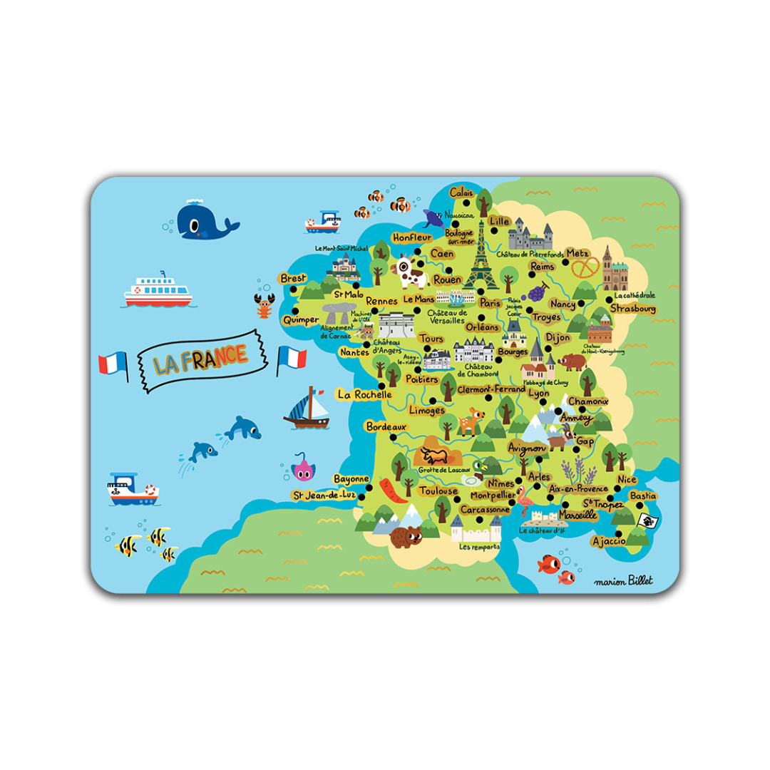 Set de Table & Sous-Mains – Collection Illustrée