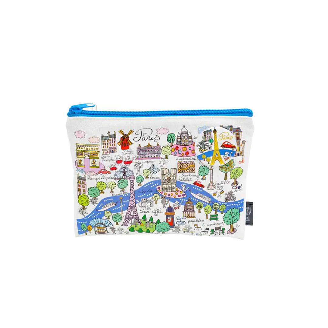 Pochette Coton Paris + Badge