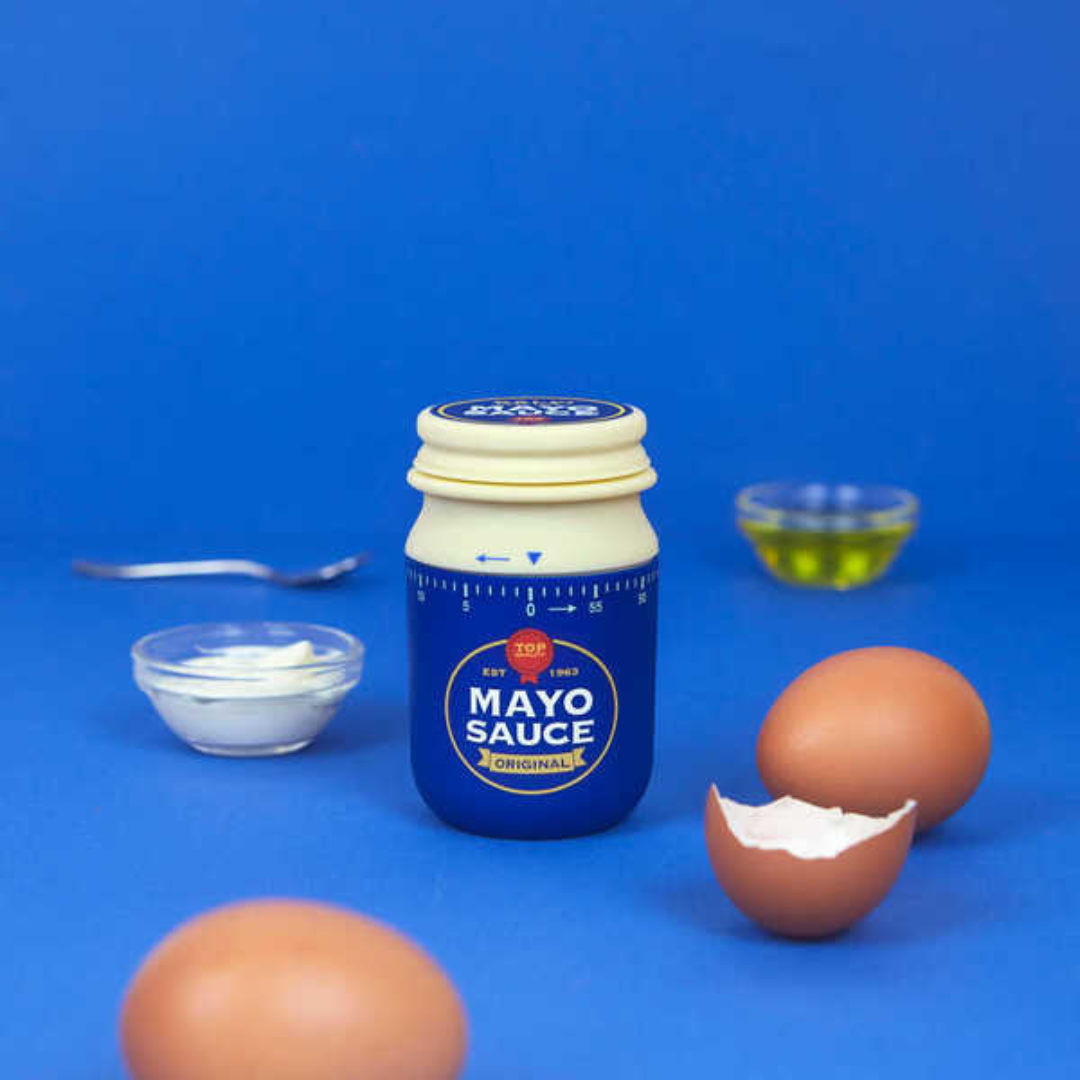 Minuteur de Cuisine Mayonnaise Vintage – Bleu
