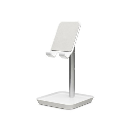 Support Téléphone Blanc Réglable