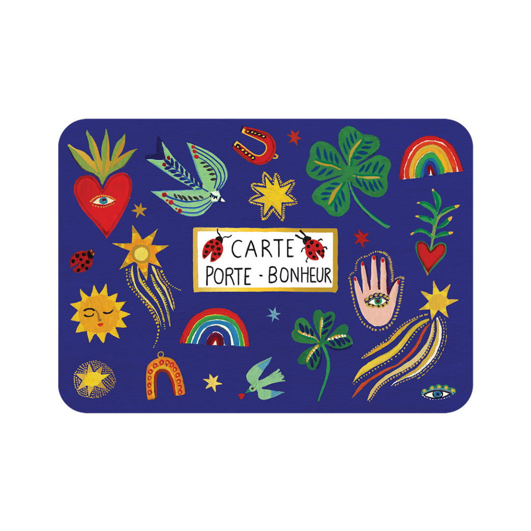 Carte postale illustrée – Messages & occasions