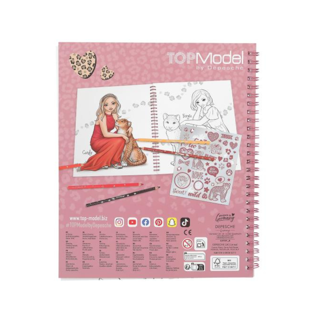 TOPModel – Colouring Book LEOHEART