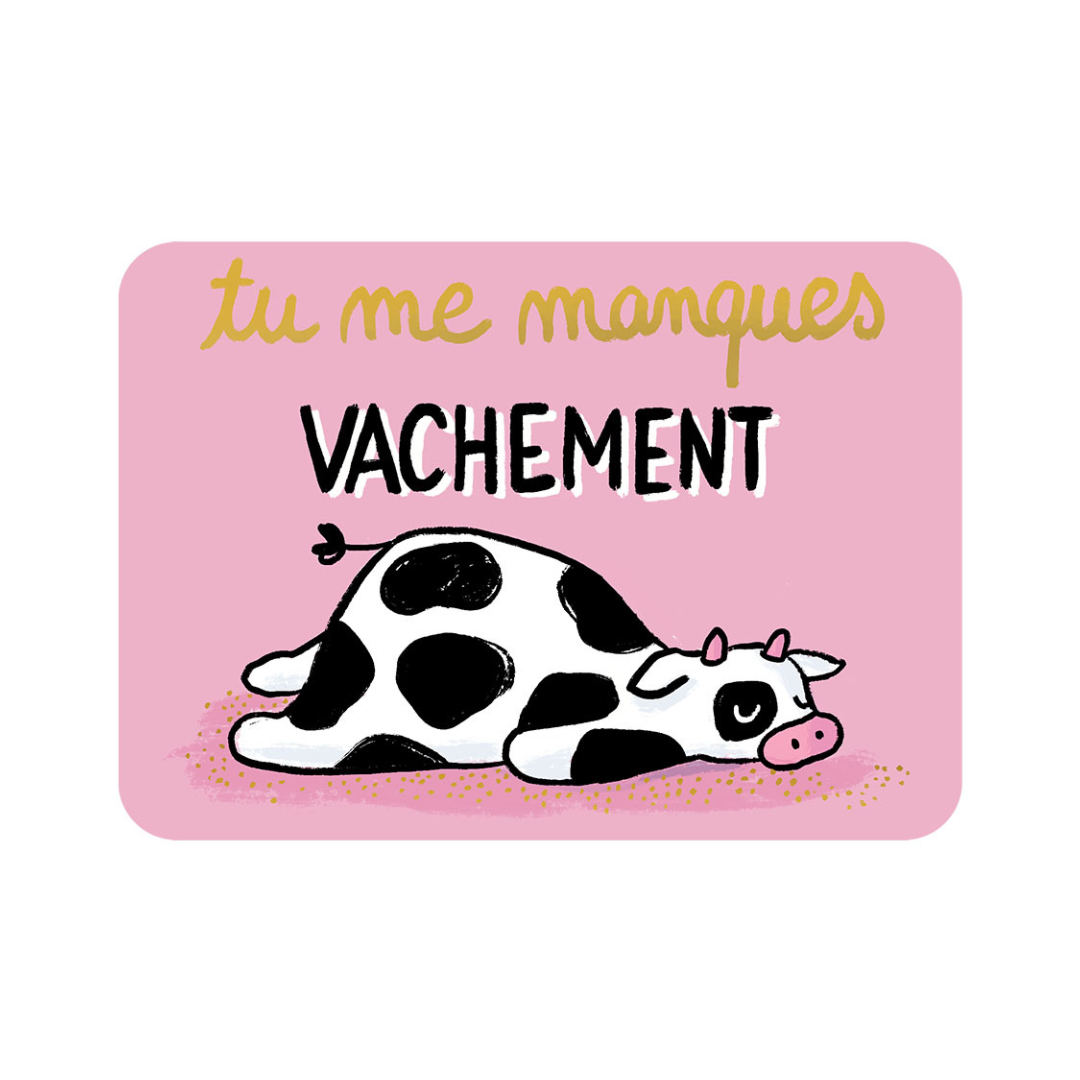 Carte postale illustrée – Messages & occasions