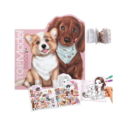 TOPModel – Livre de coloriage Kitty & Doggy