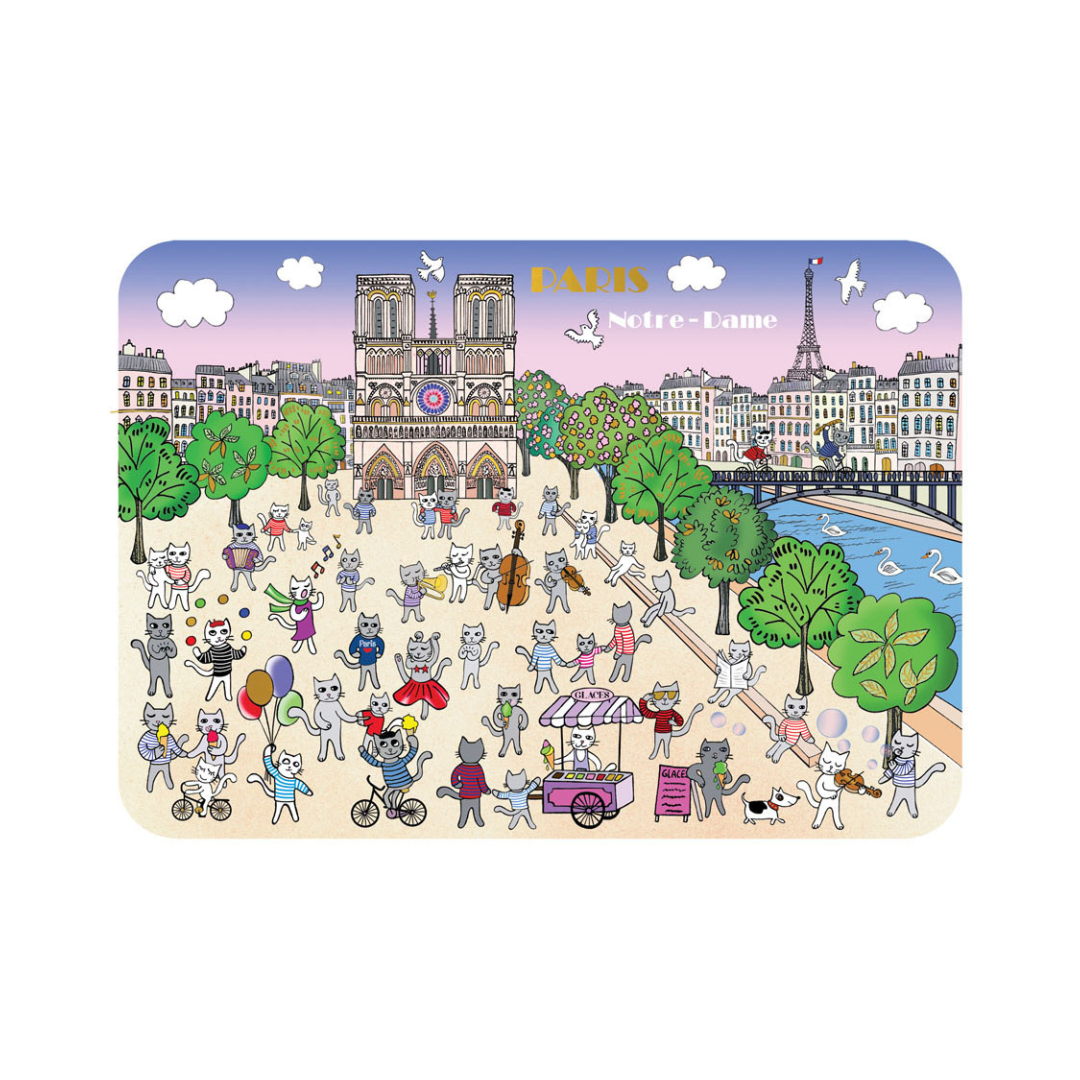 Carte postale Paris – Collection illustrée