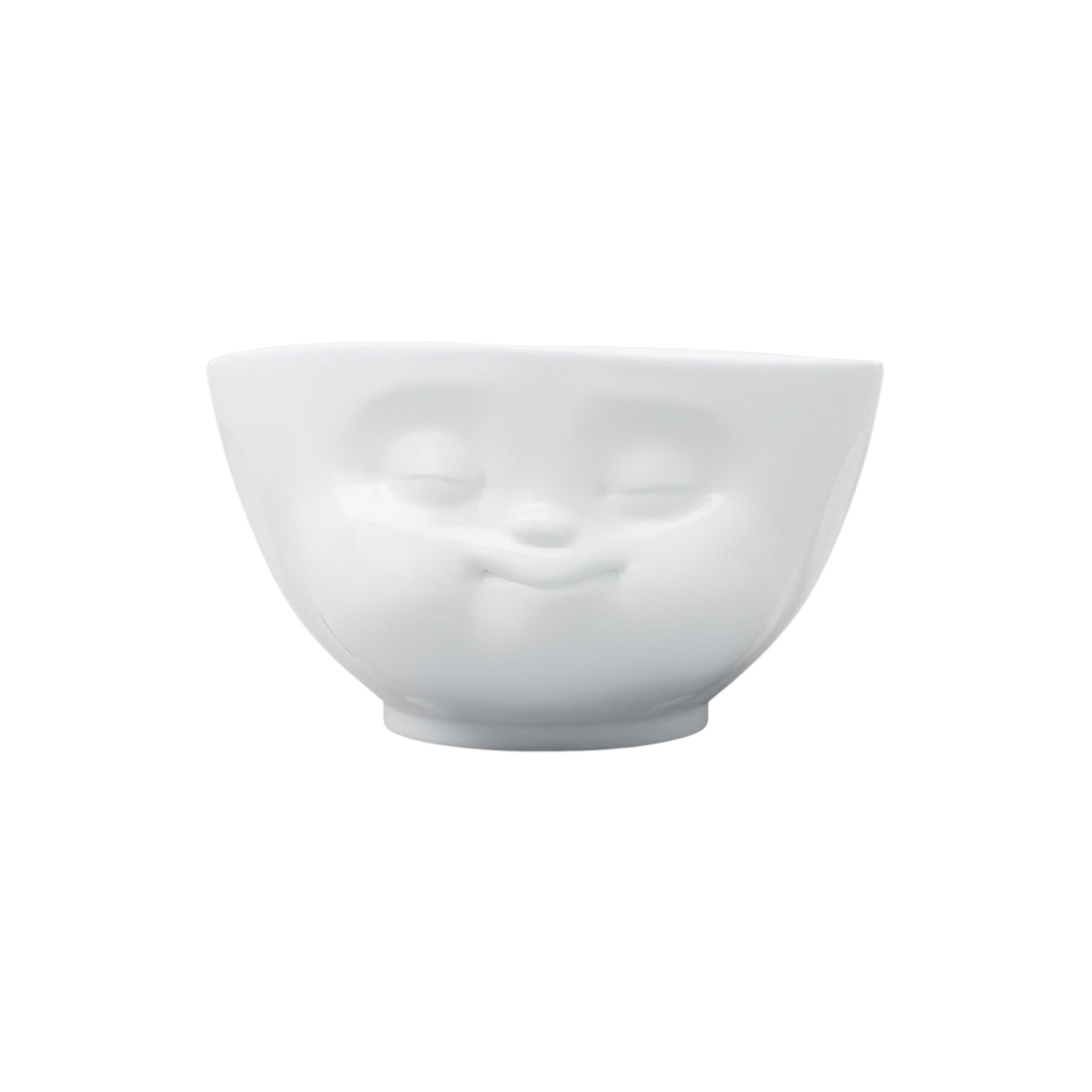 Bol visage “délicieux” blanc