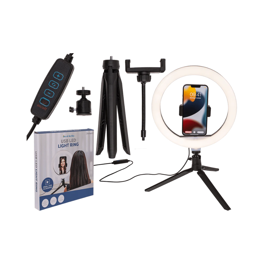 Anneau LED USB – 3 Intensités