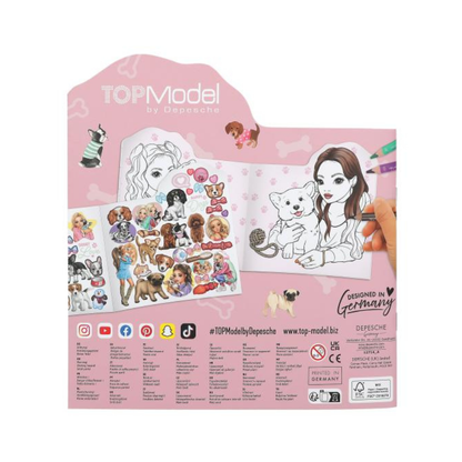 TOPModel – Livre de coloriage Kitty & Doggy