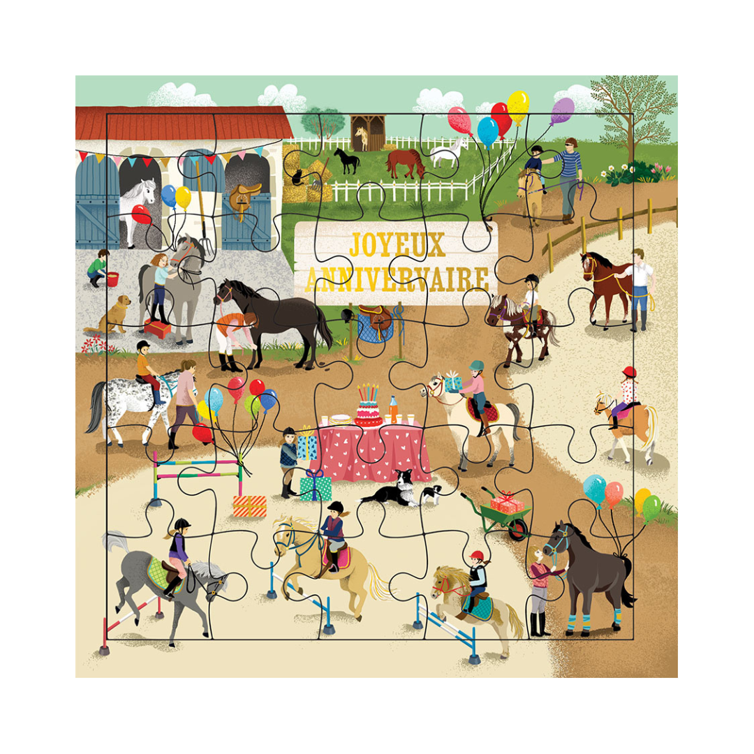 Carte Puzzle – Collection Illustrée