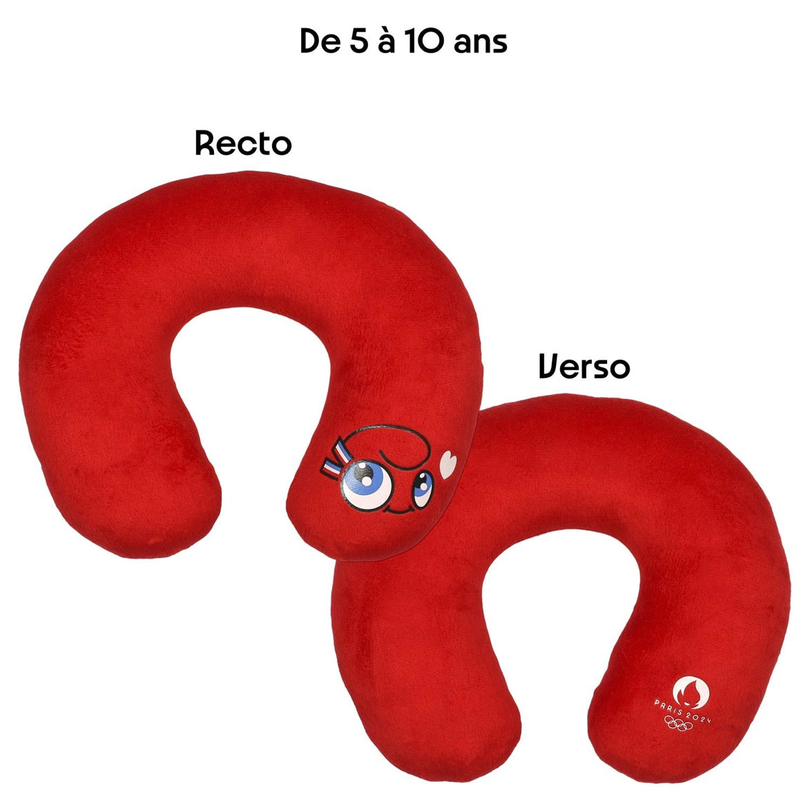 Coussin de nuque mascotte enfant