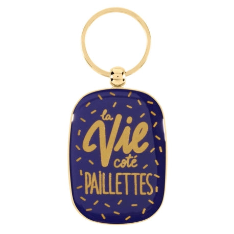 Porte-clés La vie côté Paillettes DLP