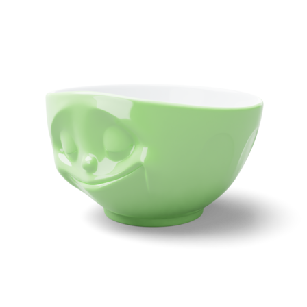 Bol visage “Sourire” vert clair