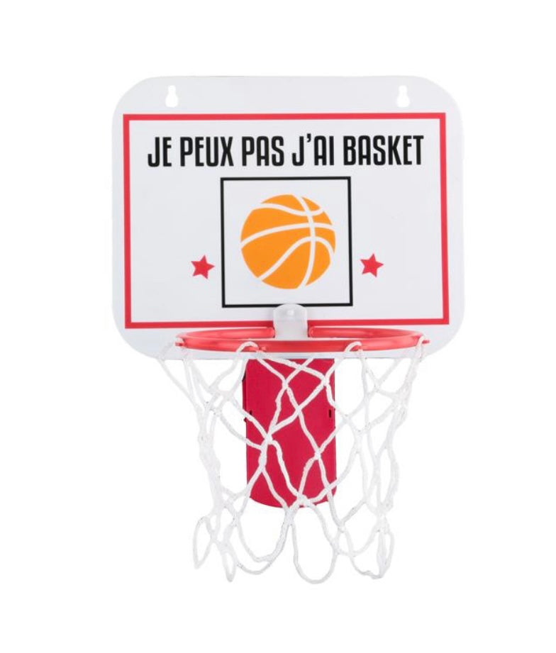 Panier de basket de corbeille blanc