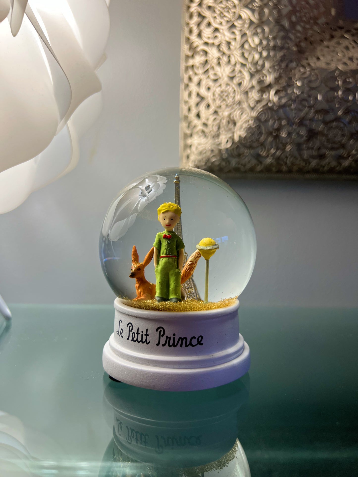 Boule à Neige Petit Prince, le Renard & La Tour Eiffel