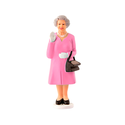 Figurine Solaire Reine Elizabeth