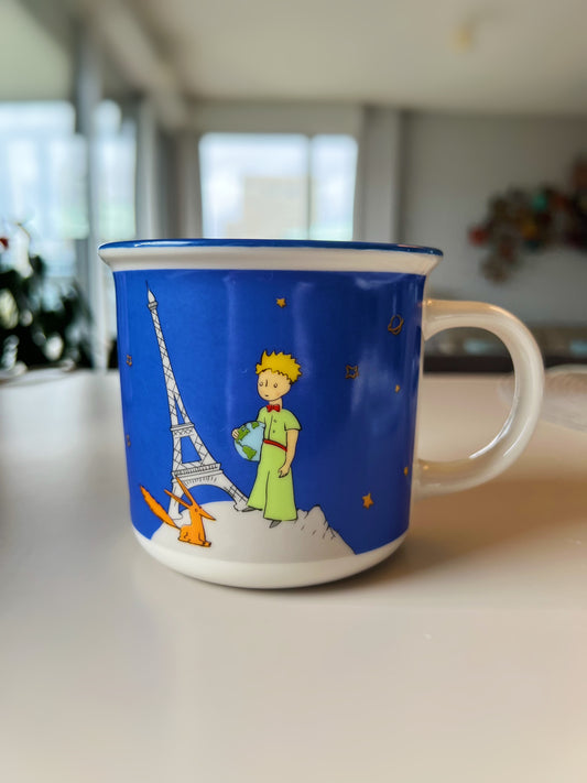 Tasse mug Kiub en porcelaine (Le Petit Prince, Tour Eiffel et la Lune »