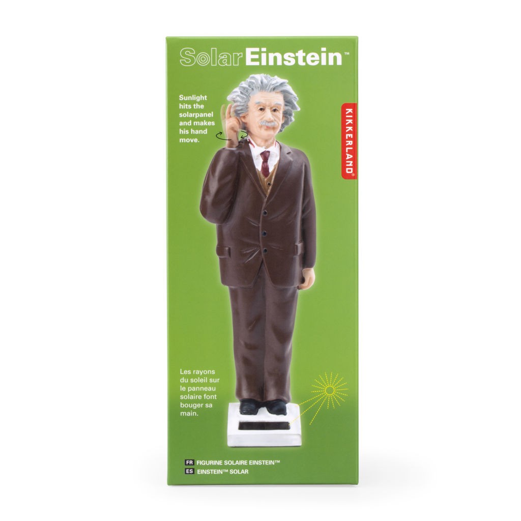 Figurine Solaire Einstein