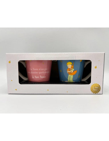 Joli set de deux mini mugs Petit Prince