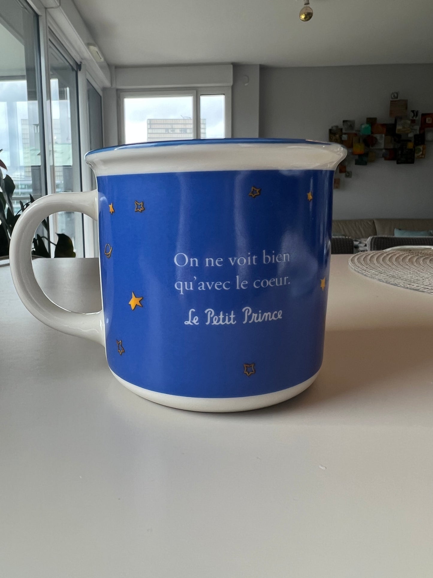 Tasse mug Kiub en porcelaine (Le Petit Prince, Tour Eiffel et la Lune »