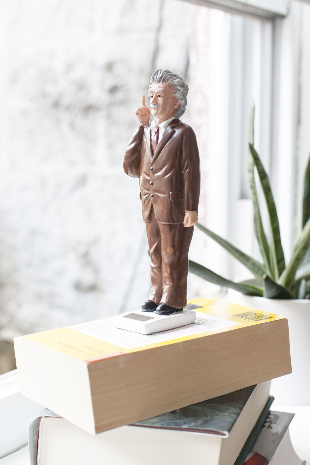 Figurine Solaire Einstein