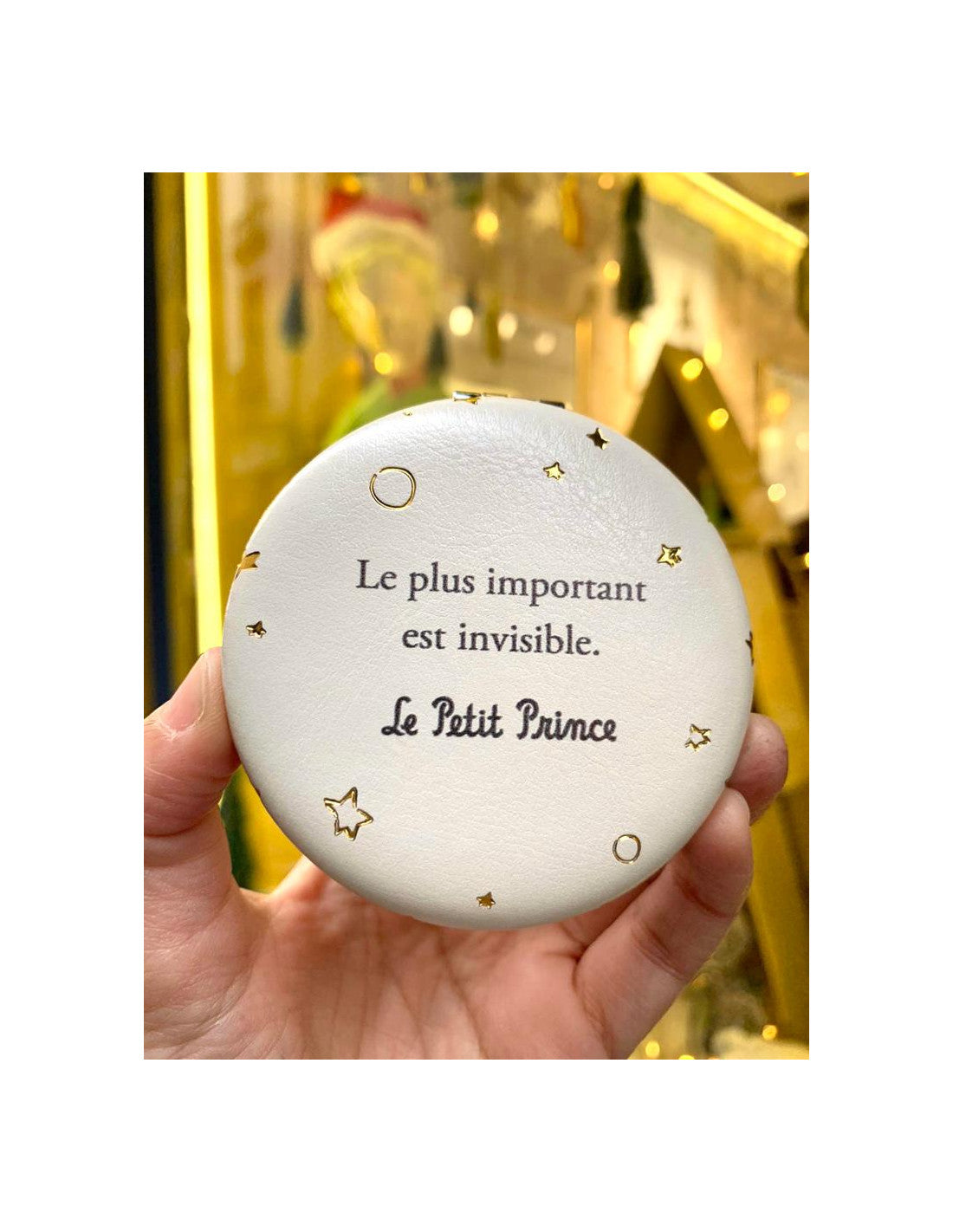 Miroir macaron Le Petit Prince "vent"