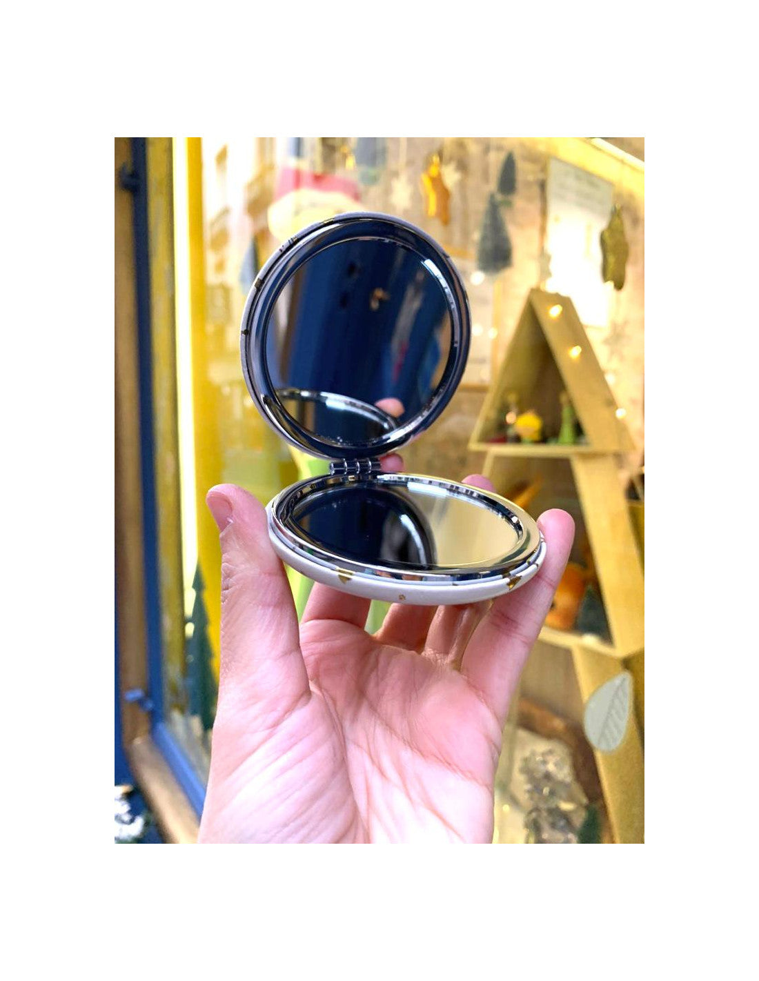 Miroir macaron Le Petit Prince modèle Montgolfière