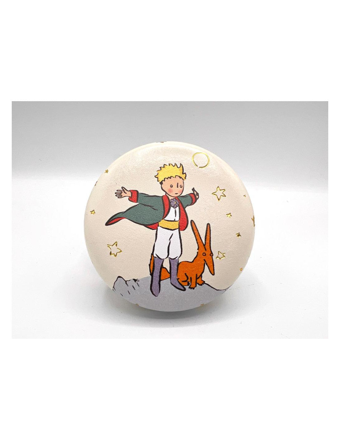 Miroir macaron Le Petit Prince "vent"